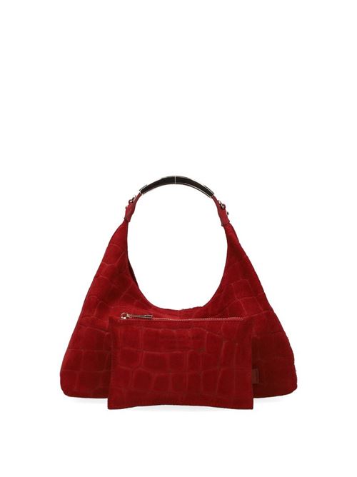 ellisse croco suede MY BEST BAG FIRENZE | F2-MYB-3032L-S02BORDEAUX
